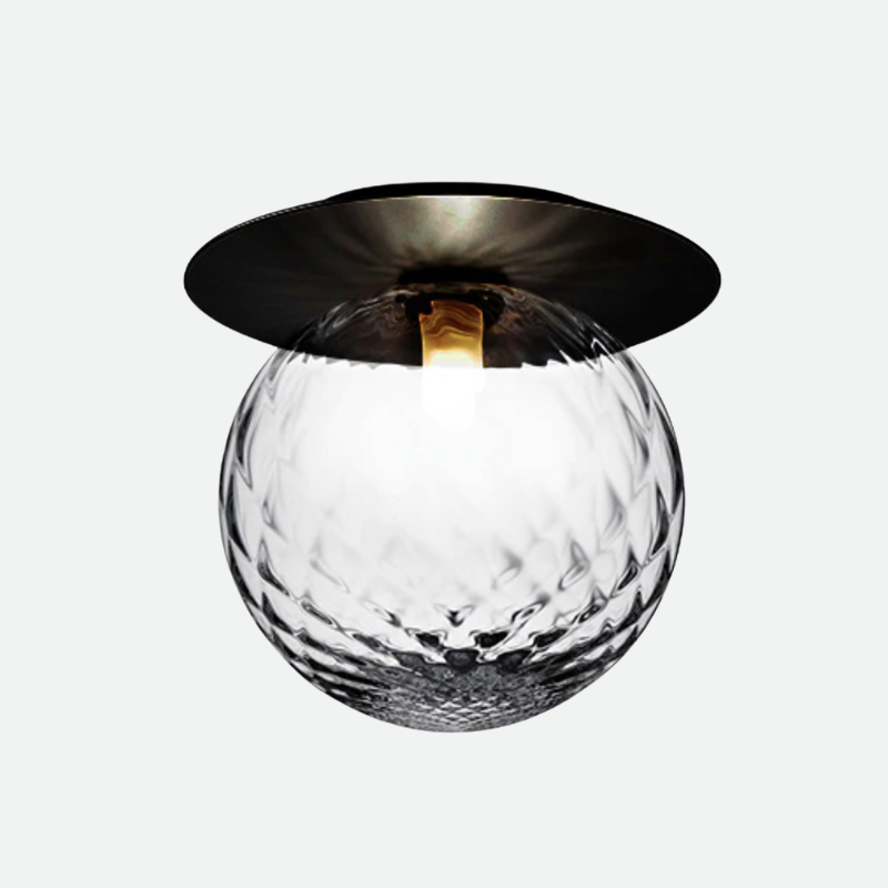 Circular Stainless Steel Light Fixture