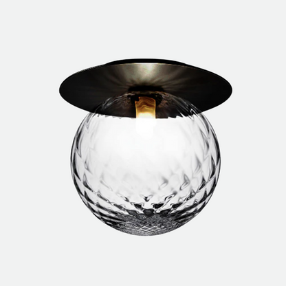 Circular Stainless Steel Light Fixture