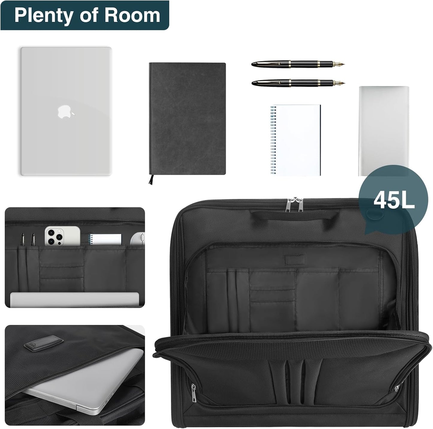 Compact Travel Clothing Bag with Strap and Waterproof Cover