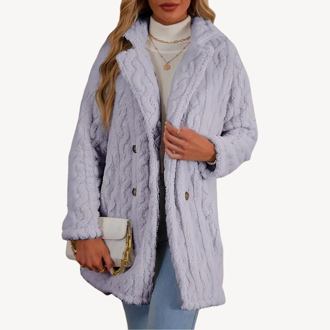 Luxurious Fake Fur Winter Coat