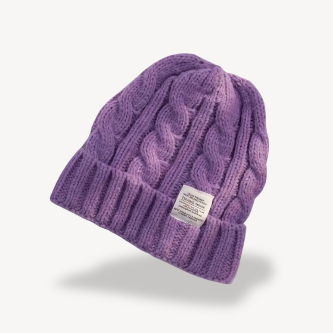 Warm Slouchy Beanie for Women - Cozy Wool Hat - OutfitLondon