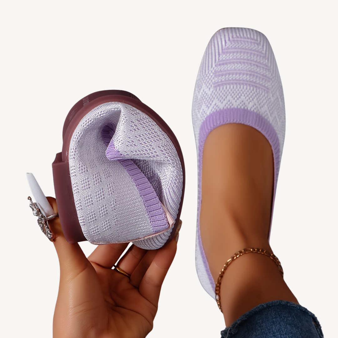 Comfortable Wide Toe Women's Flat Shoes