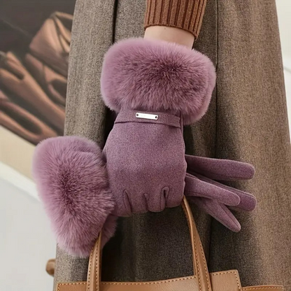 Warm Fleece Lined Women's Winter Gloves