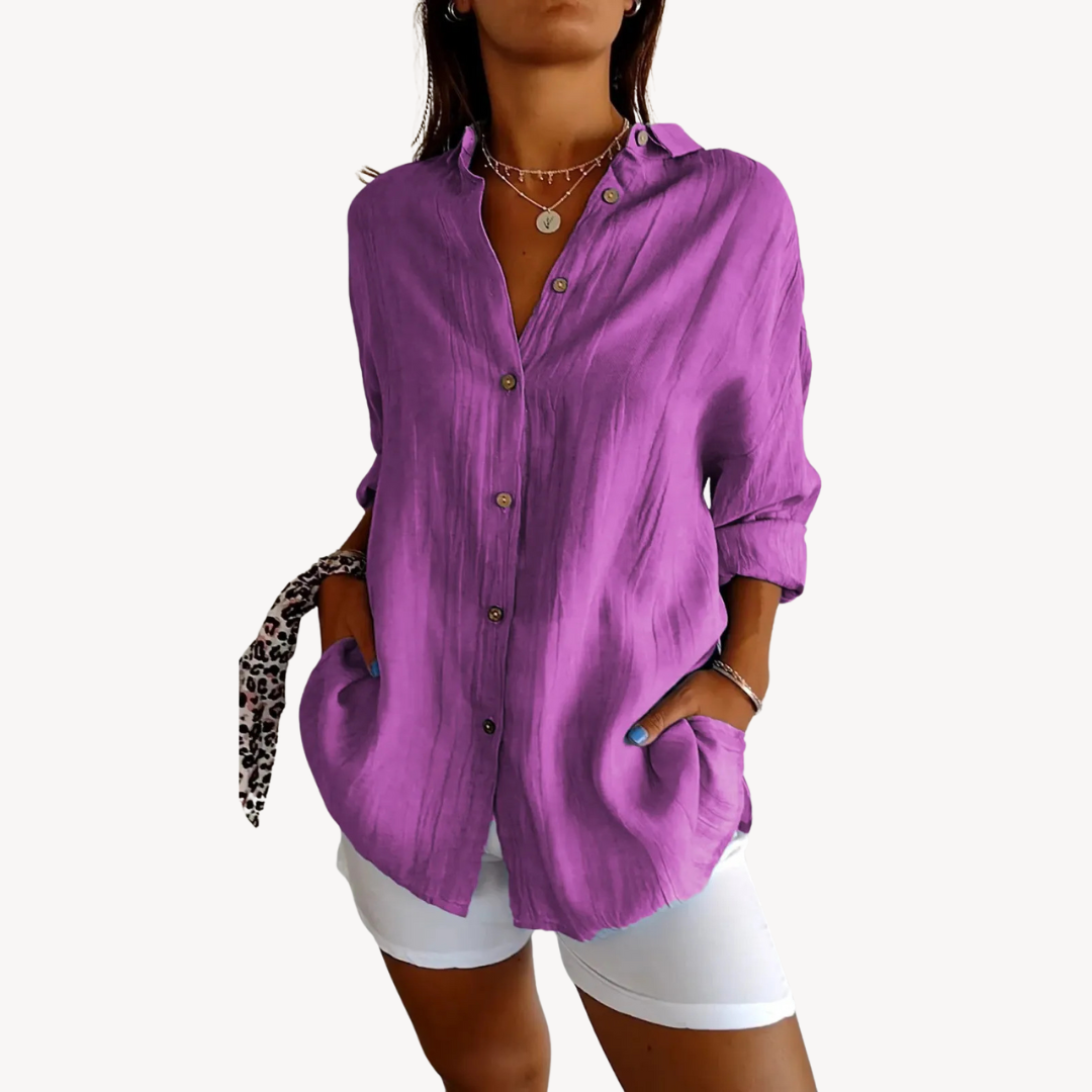 Classic Ladies Breathable Casual Shirt