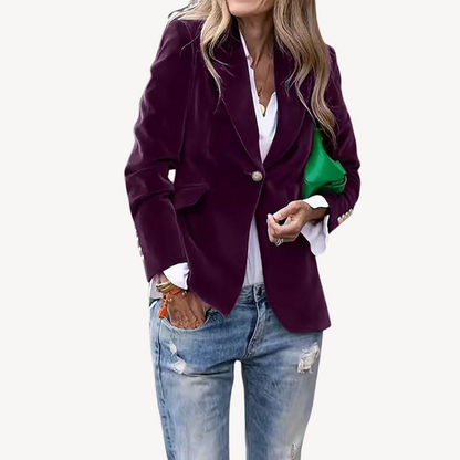 Luxurious Soft Womens Velvet Jacket