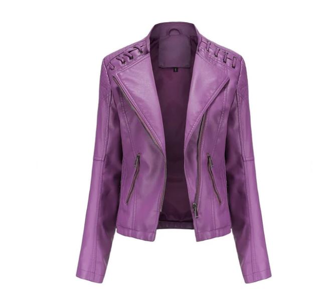 Soft Sheepskin Biker Jacket