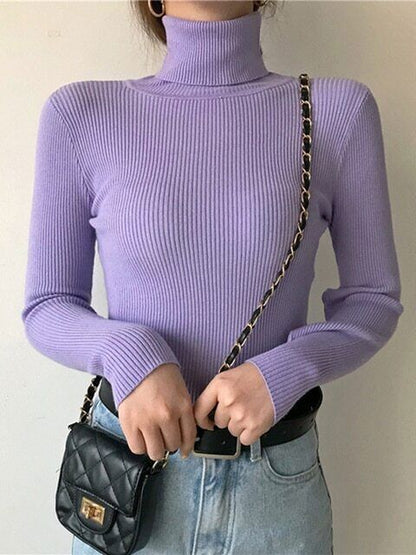 Warm Cozy Cashmere Turtleneck Sweater