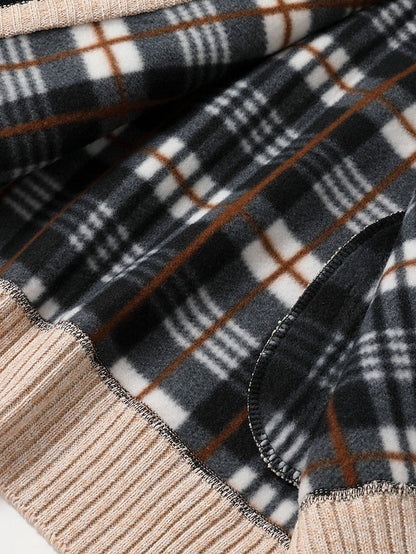 Men's Cozy Ribbed Crew Neck Sweater Cardigan