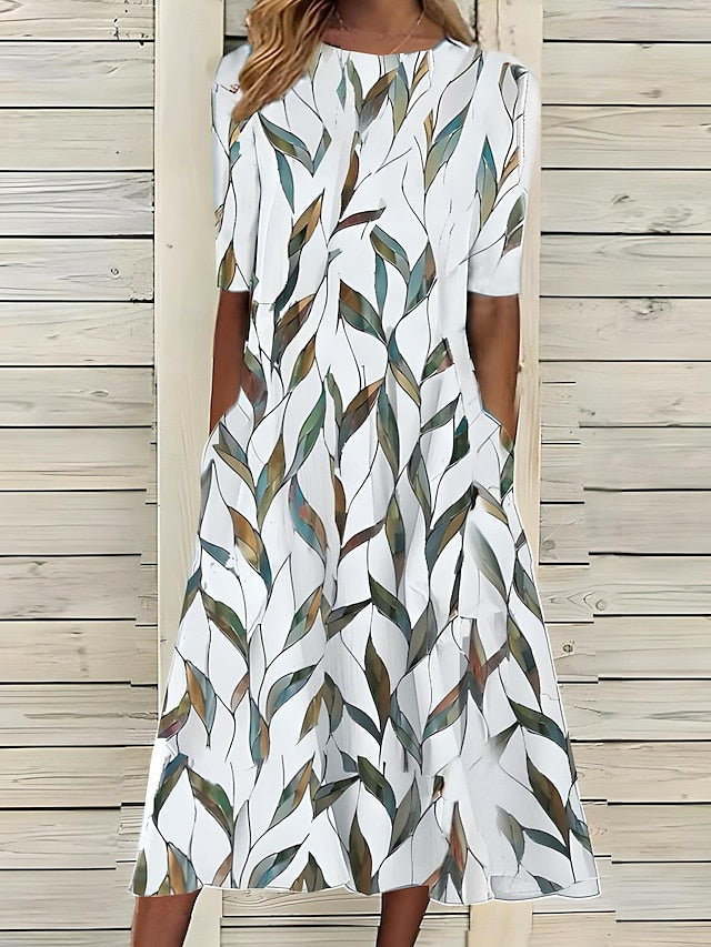 Women's A-Line Midi Dress