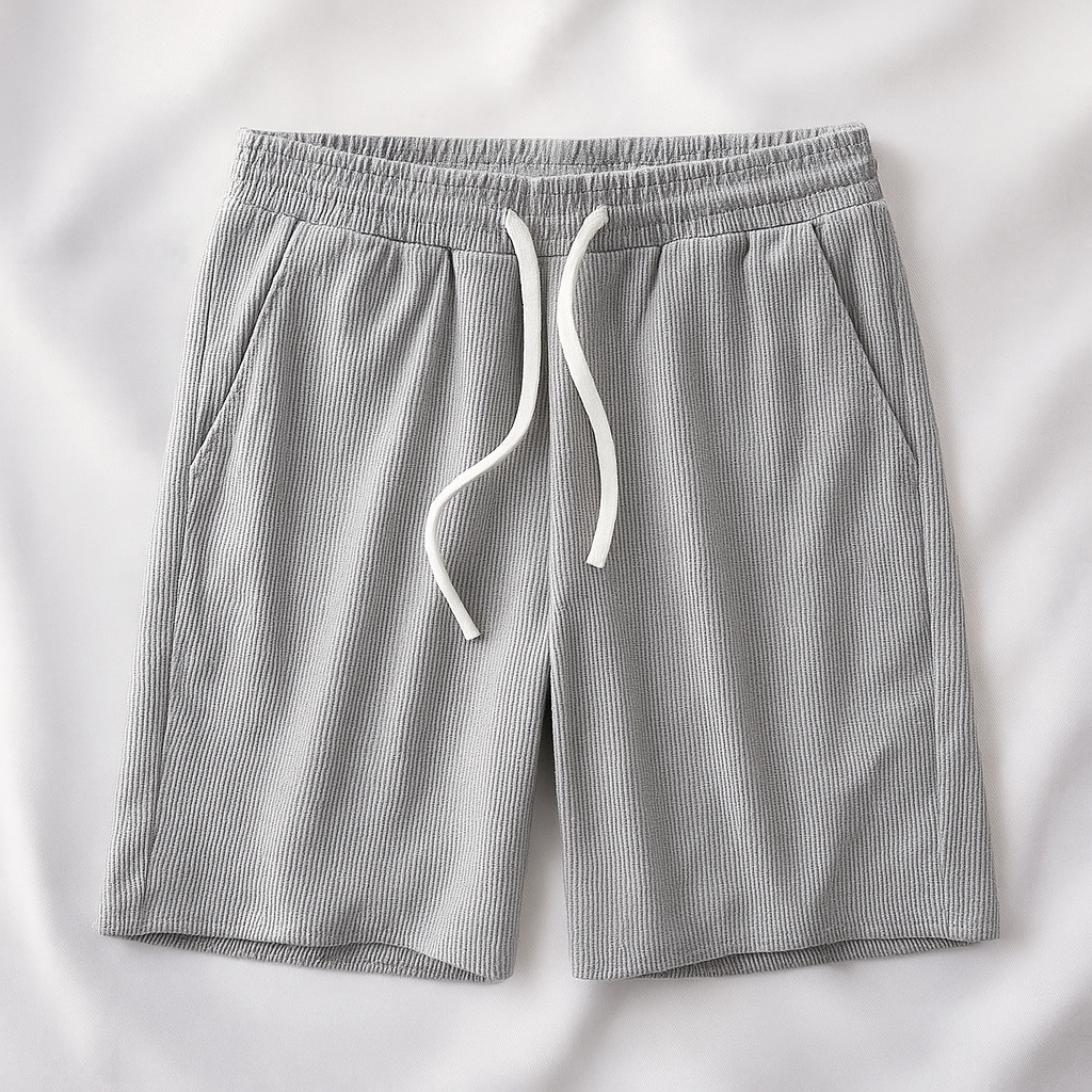 Queenie | Relaxed Fit Waffle Knit Shorts