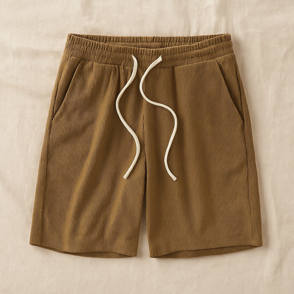 Queenie | Relaxed Fit Waffle Knit Shorts