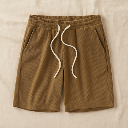 Queenie | Relaxed Fit Waffle Knit Shorts