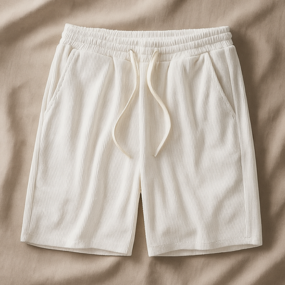 Queenie | Relaxed Fit Waffle Knit Shorts