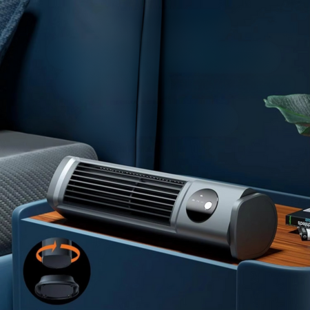 Quiet Portable Air Conditioner - 3-Speed Cooling Fan for Home & Office