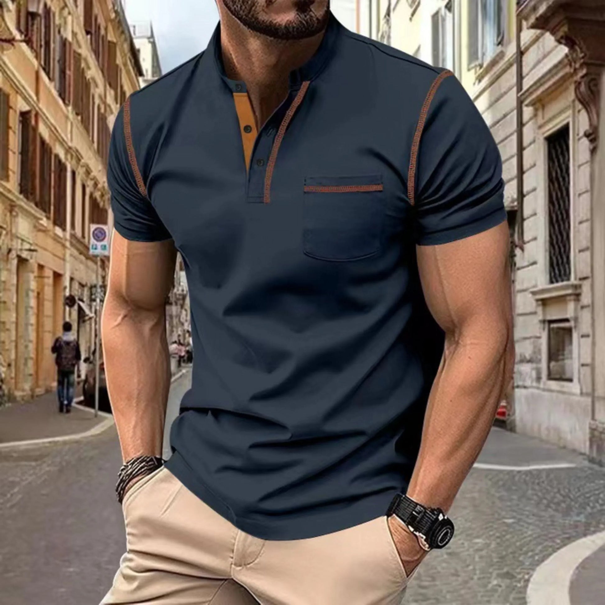 Comfortable Casual Polo Tee Shirt - OutfitLondon