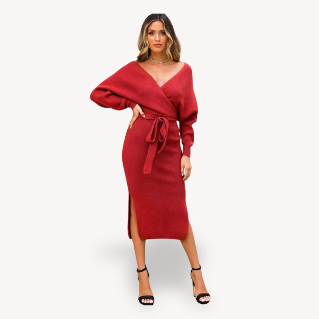 Soft Womens Cozy Sweater Dress