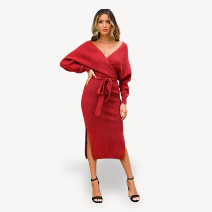 Soft Womens Cozy Sweater Dress