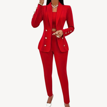 Classic Fit Blazer and Trousers Suit - OutfitLondon