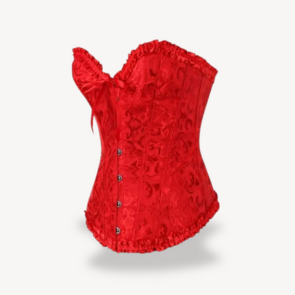 Ladies' Silk Tie Front Bustier Top
