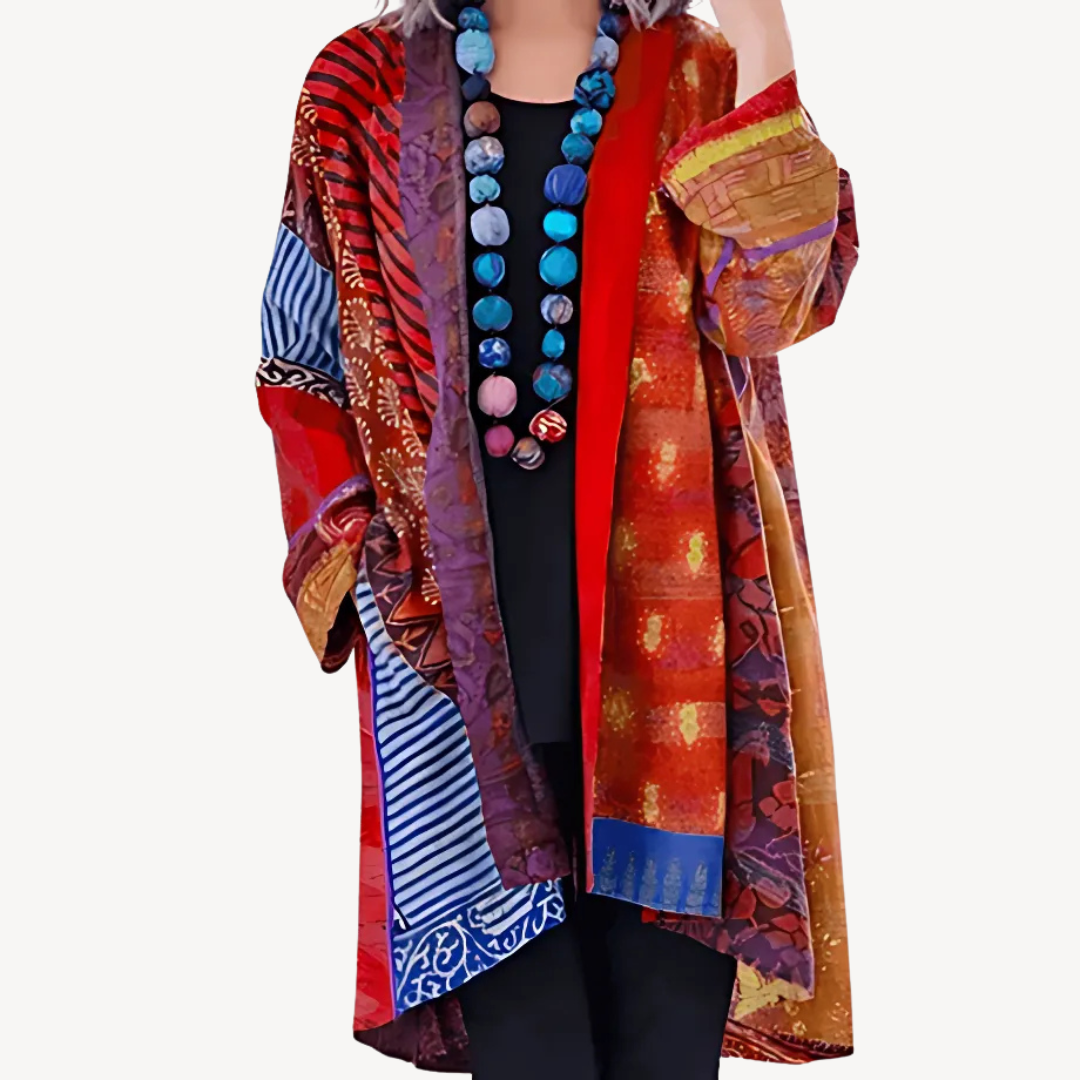 Colorful Women's Open Front Cardigan