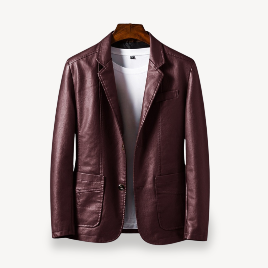 Classic Ladies Faux Leather Jacket