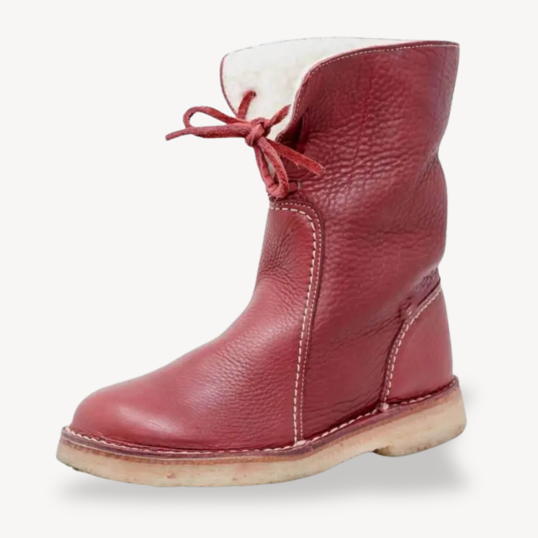 Comfortable Fit Adjustable Leather Ankle Boots - OutfitLondon