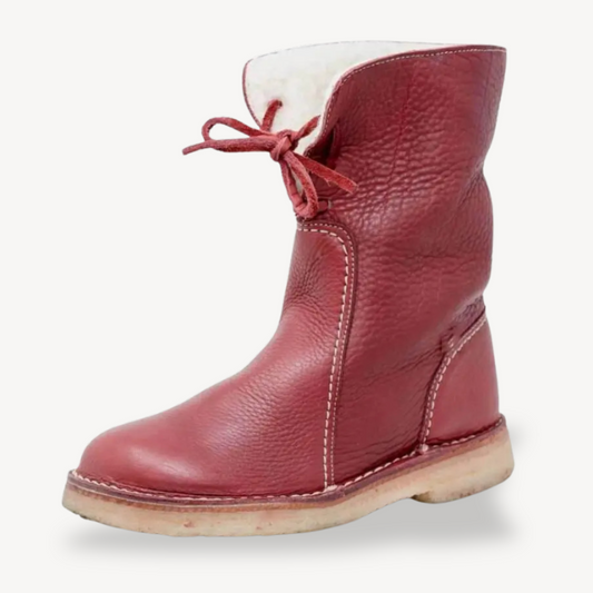 Comfortable Fit Adjustable Leather Ankle Boots - OutfitLondon