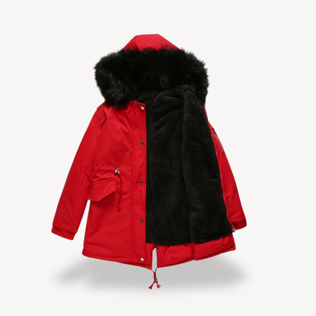 Luxury Synthetic Fur Winter Coat Jacket