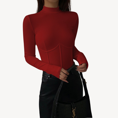 Fitted Lace Up Women's Bustier Top