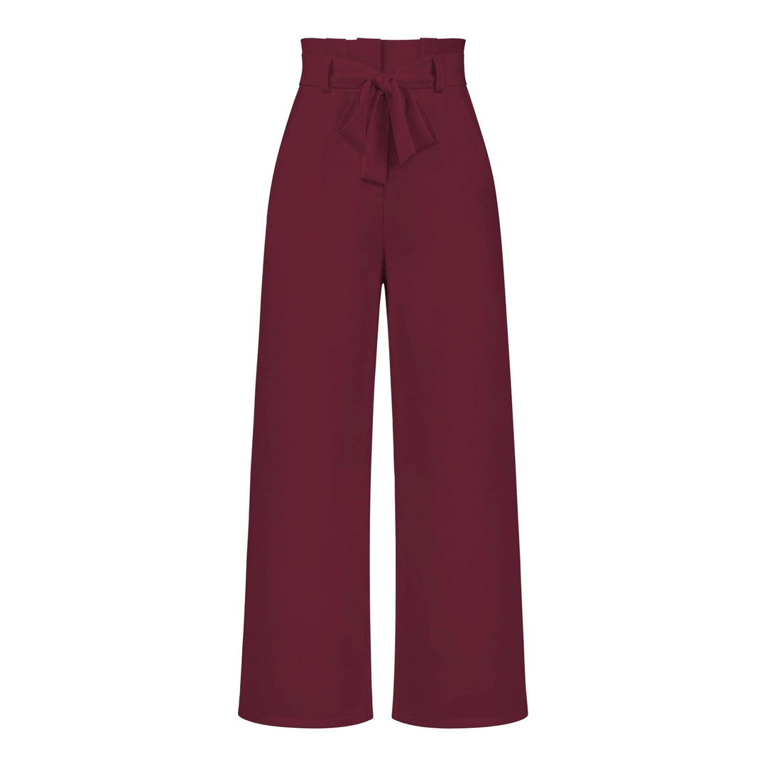 Elegant High Waisted Wide Leg Pants for Women