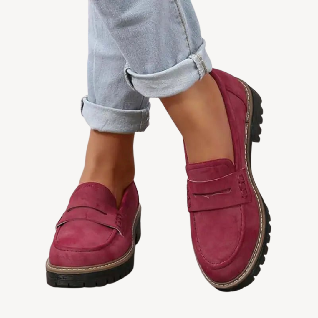 Comfortable Thick Sole Women's Loafers