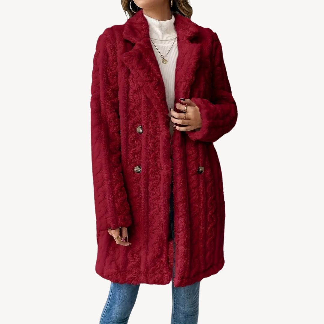 Luxurious Fake Fur Winter Coat