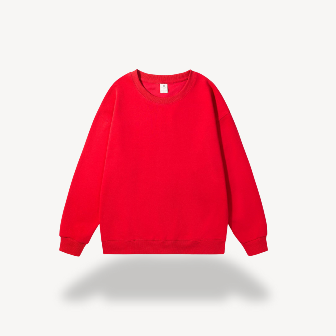Soft Casual Fleece Pullover Sweatshirt