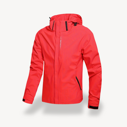 Men's Waterproof Zip Up Hooded Jacket