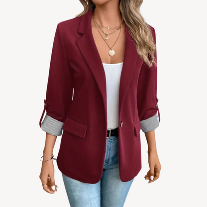 Classic Fit Stripe Jacket Blazer