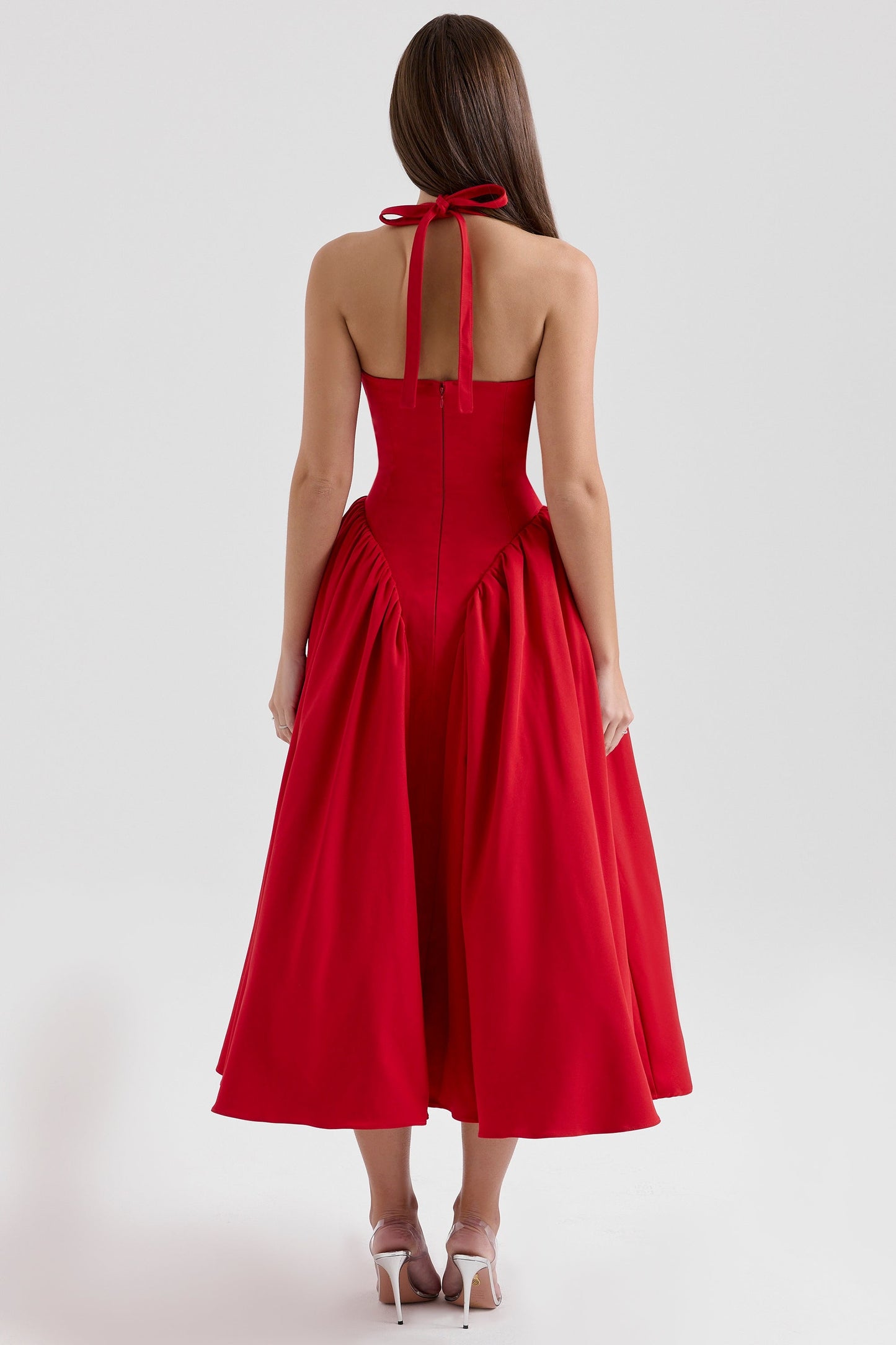 Rebecca | Fitted Halter Neck Summer Dress