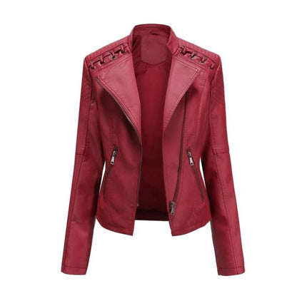 Soft Sheepskin Biker Jacket