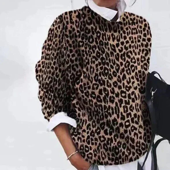 Elegant Graphic Knit Sweater