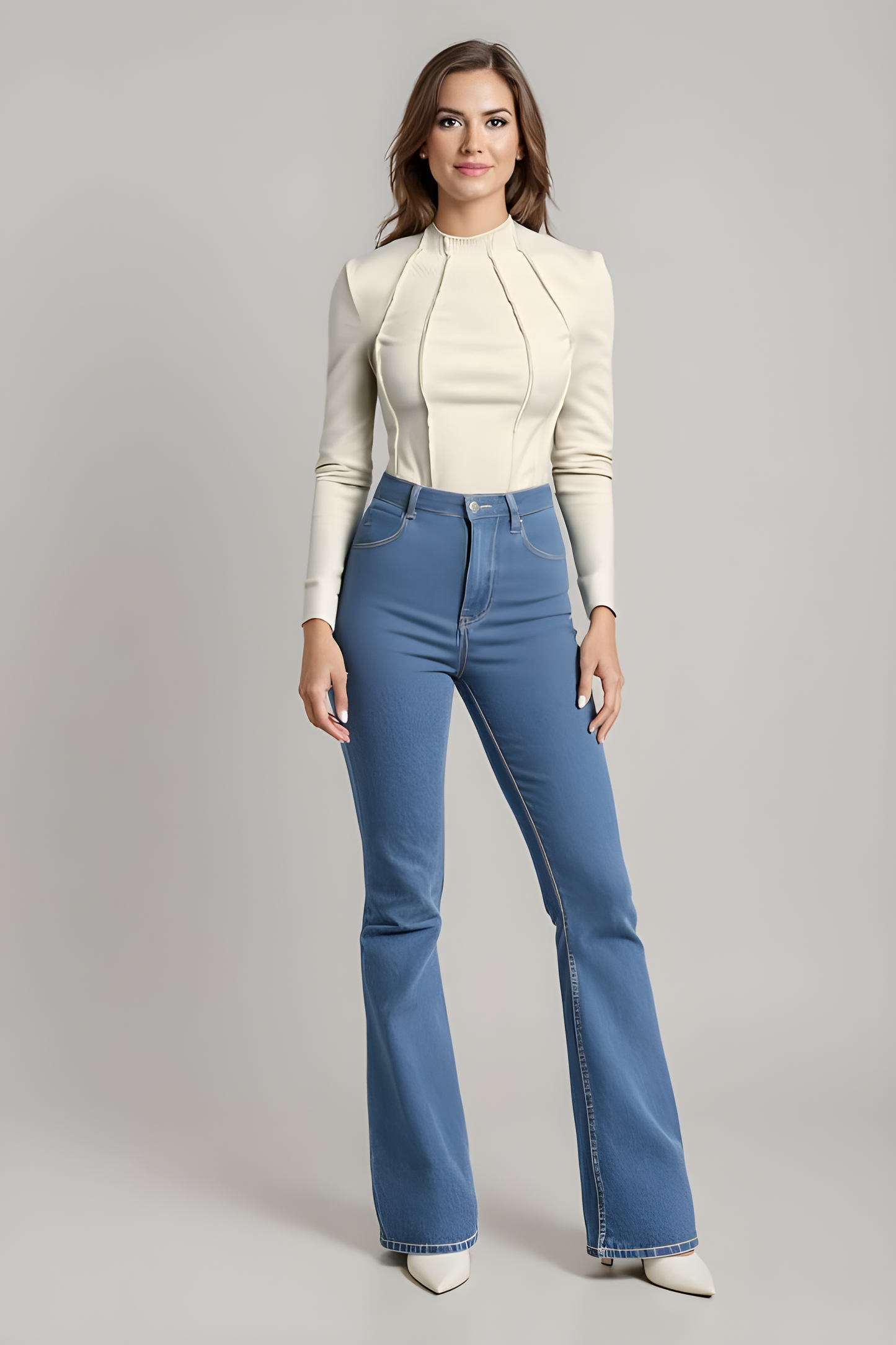 Classic Women's Long Sleeve Shirt - OutfitLondon