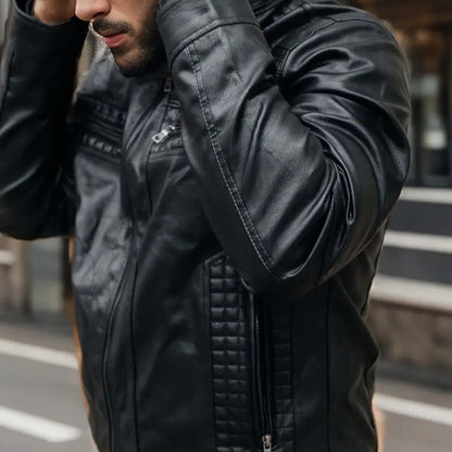 Classic Leather Motorcycle Jacket