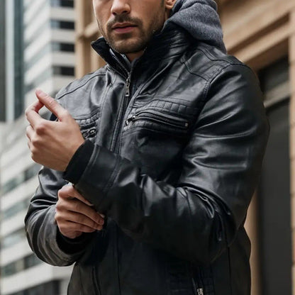 Classic Leather Motorcycle Jacket