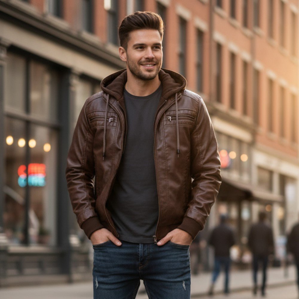 Classic Leather Motorcycle Jacket