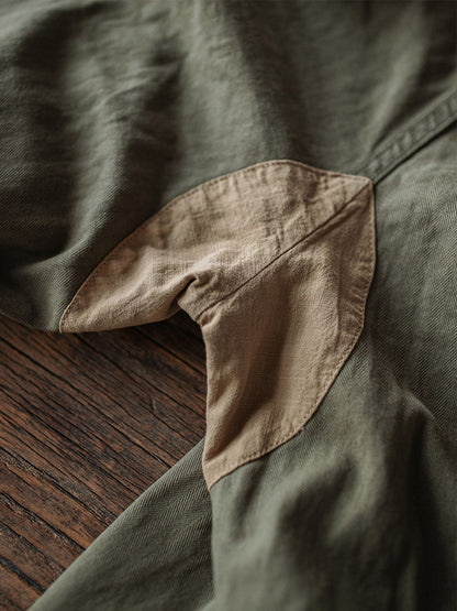 Roberta | Relaxed Fit Herringbone Twill Field Pants
