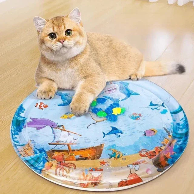 Round Cooling Play Mat for Cats with Eco-Friendly Features