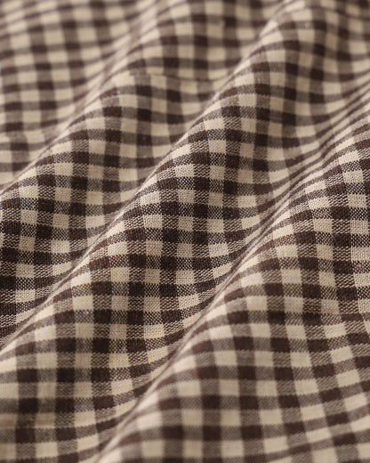 Rowan | Classic Fit Brown Plaid Holiday Clothes Vest