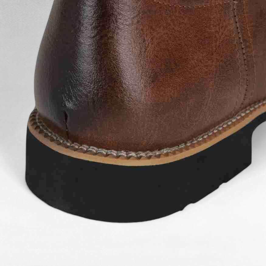 Tough Genuine Leather Cowboy Boots