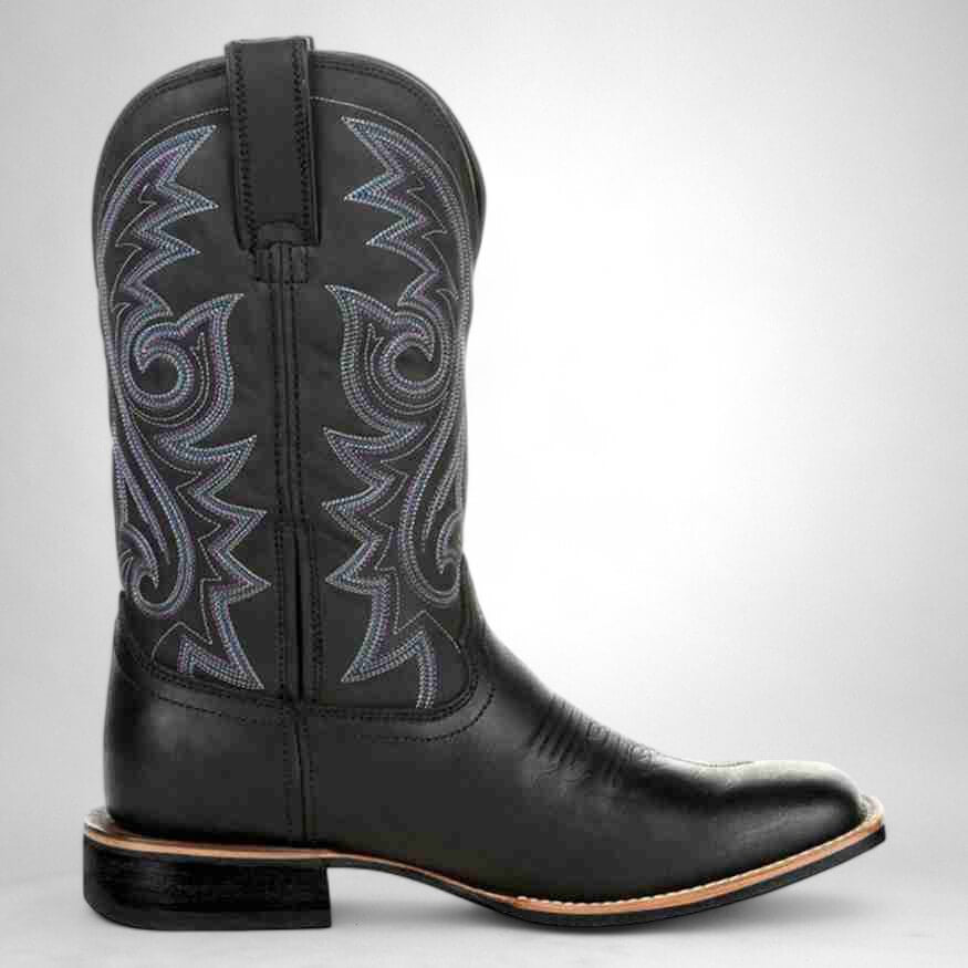 Tough Genuine Leather Cowboy Boots