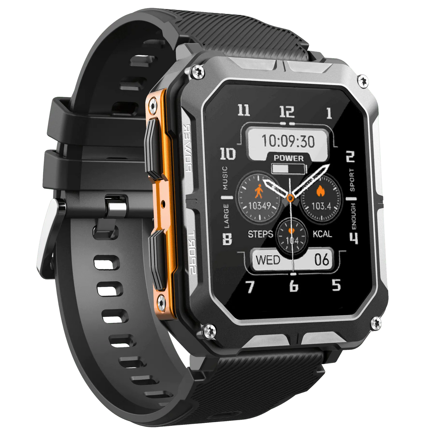 Tough Fitness Watch with Heart Rate and Step Counter