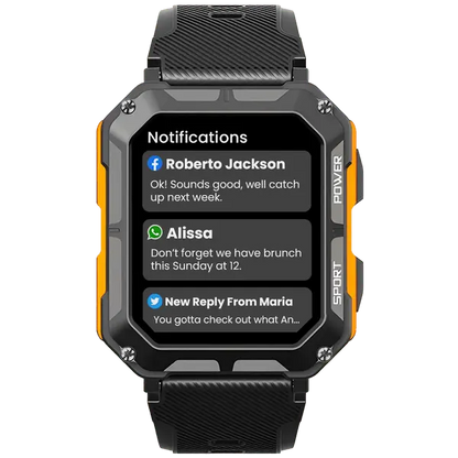 Tough Fitness Watch with Heart Rate and Step Counter