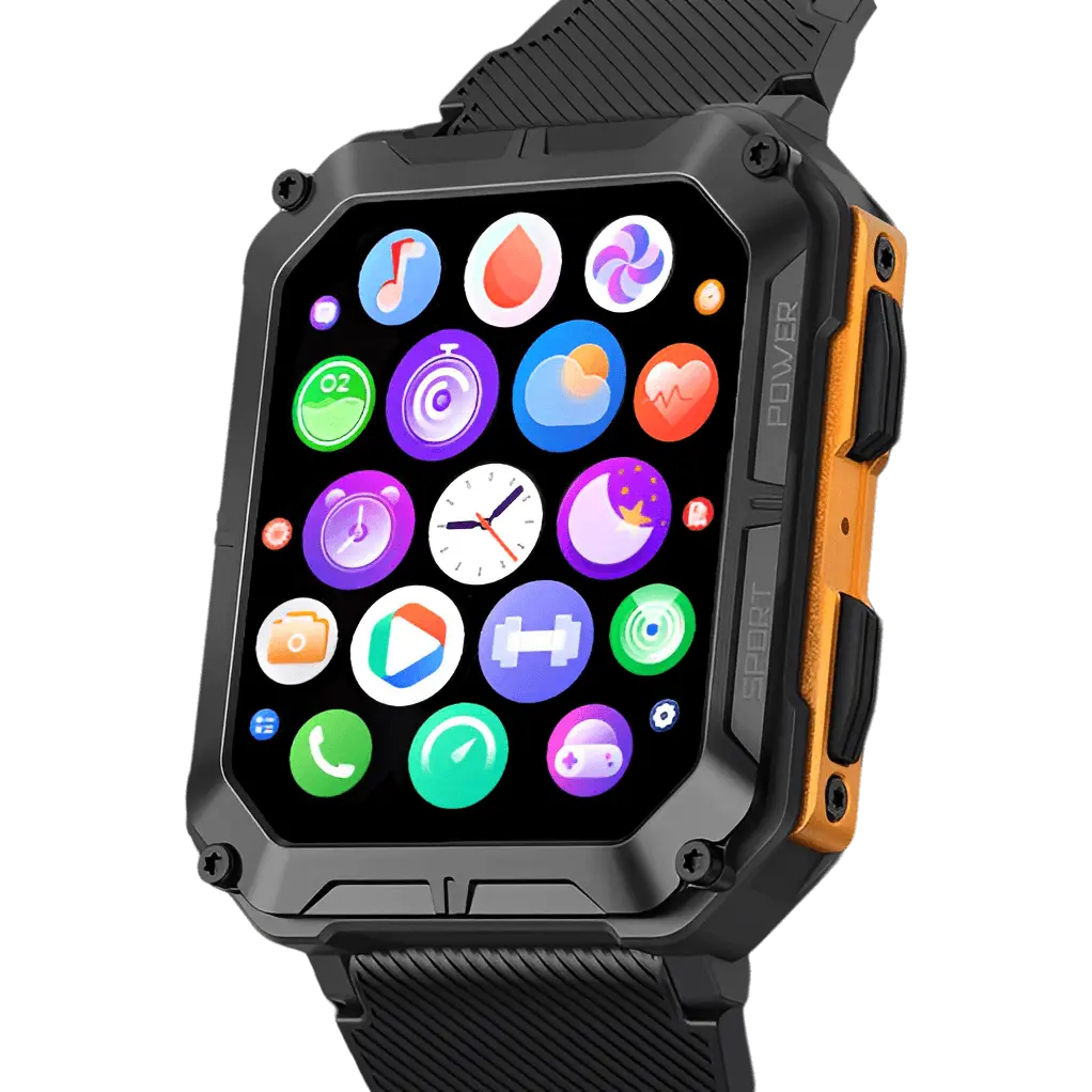 Tough Fitness Watch with Heart Rate and Step Counter